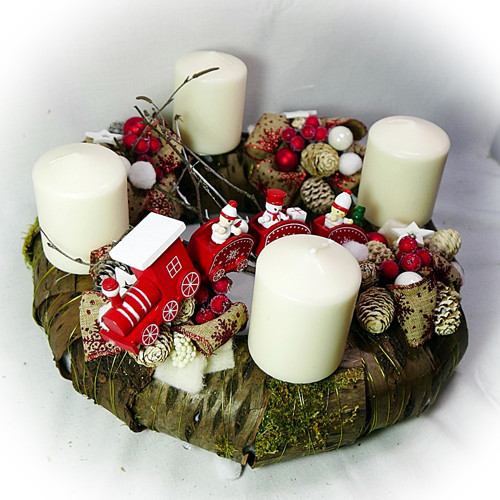 Adventní věnec - Vezu Vánoce — foto 1