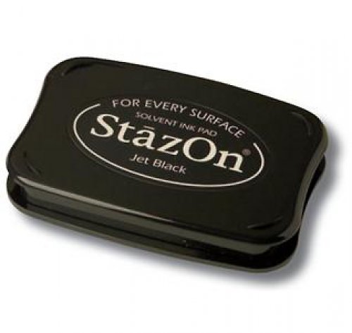 Razítkovací barva StazOn - JET BLACK — foto 1