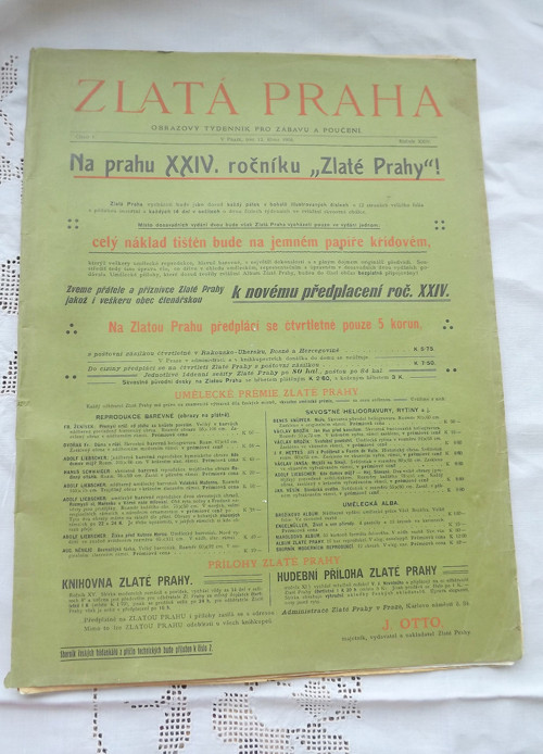 Zlatá Praha - 12. 10. 1906