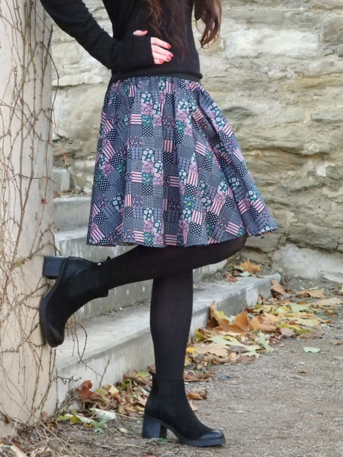 Opravdická kolová, falešný patchwork — foto 1