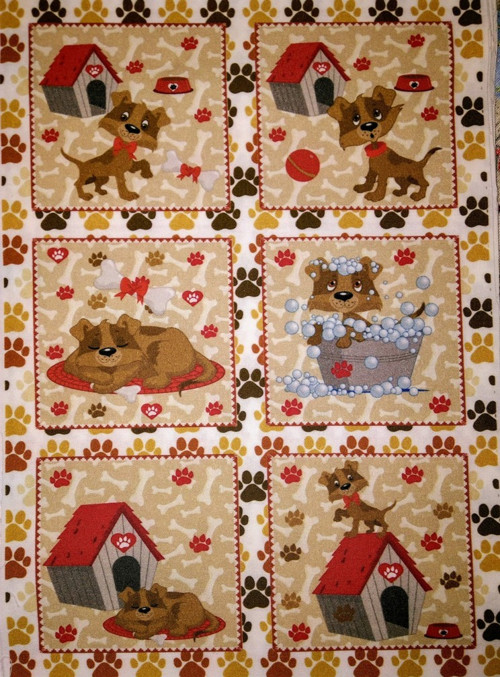 Bavlněná látka - sada 21 x 31 cm