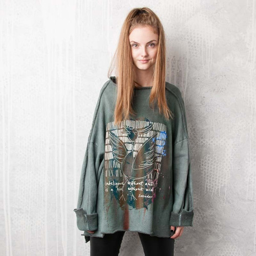 Plyšový svetr - vel. L/XL — foto 1