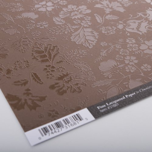 Papír Fine Lacquered Paper in Chocolate — foto 1