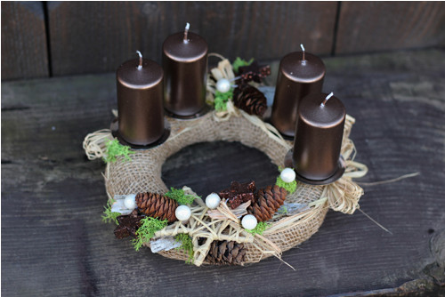 Adventní věneček hnědý — foto 1