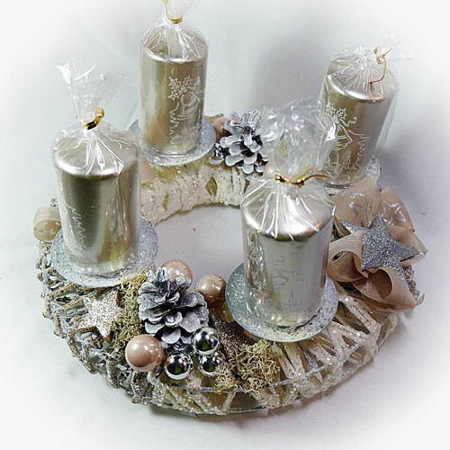 Luxusní - adventní věnec — foto 1