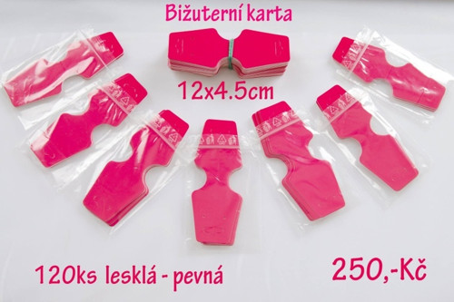 Karta bižuterní velká — foto 1