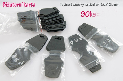 Bižu karta černá velká — foto 1