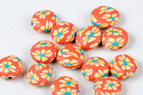 Fimo červená placka — foto 1