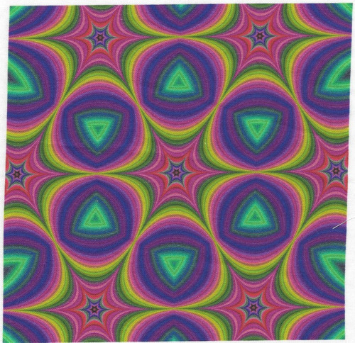 Bavlněná látka - panel 18 x 18 cm — foto 1