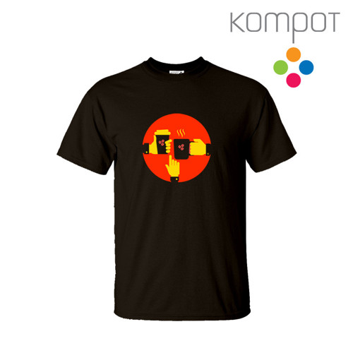 Pánské tričko KAFÍČKA :: hnědá, vel. S-2XL