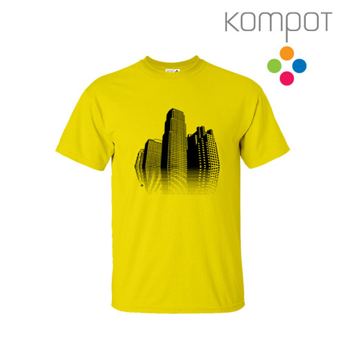 Pánské tričko MĚSTO :: žlutá (S - 2XL)