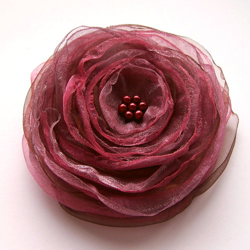 Organzová brož No.57