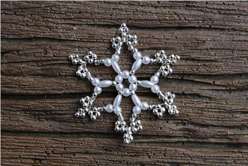 Sněhová vločka - 5,5 cm — foto 1
