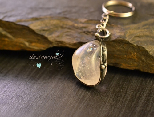 Klíčenka - křišťál aqua aura — foto 1