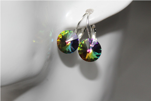 Náušnice Rivoli Swarovski Elements — foto 1