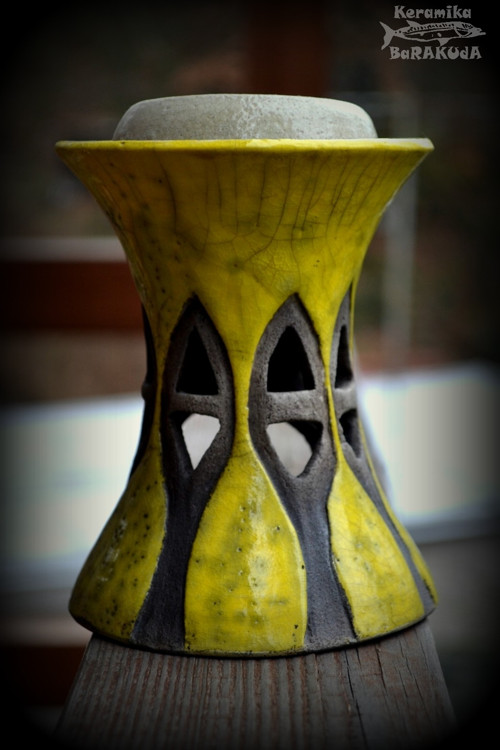 Raku aromalampa žlutá — foto 1