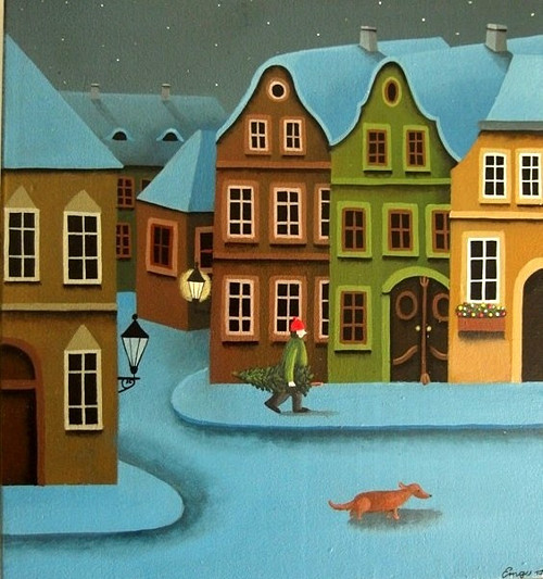 Noční chodci 26x24 — foto 1