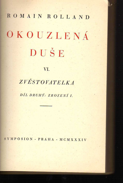 Rolland, Romain: Okouzlená duše