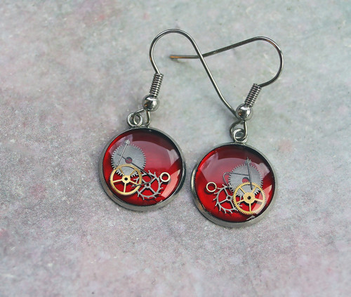 Earings /red/ — foto 1