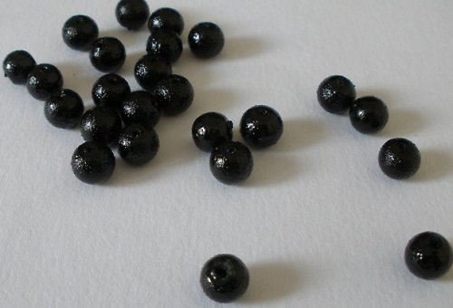 Voskované perly vroubkované Ø 8mm - 25 ks — foto 1