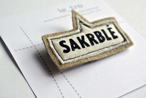 Brož SAKRBLÉ — foto 1