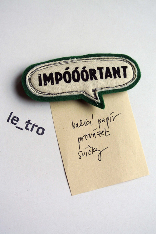 Magnet IMPÓÓÓRTANT — foto 1