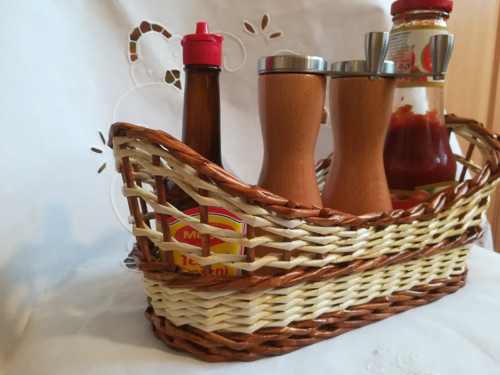 Košíček na dochucovadla - větší — foto 1