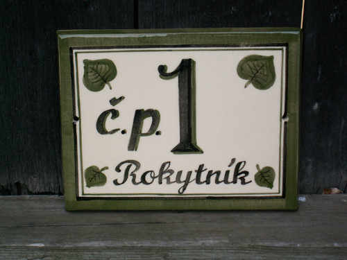 Keramická cedulka na přání — foto 1