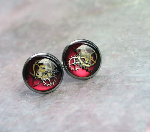 Burgundy circles — foto 1