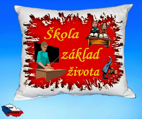 Polštářek , polštář profese UČITELKA