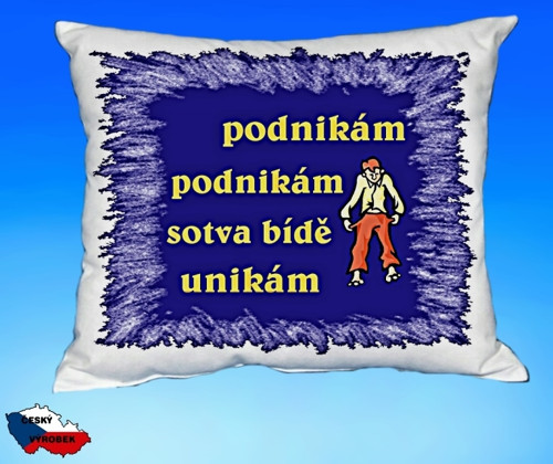 Polštářek , polštář profese PODNIKATEL , OSVČ,
