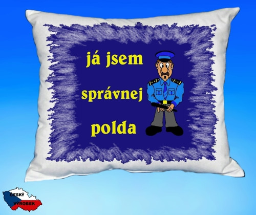 Polštářek , polštář profese POLICISTA