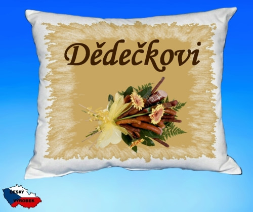 Polštářek , polštář pro DĚDEČKA , Dědeček — foto 1