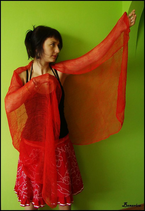 Šála-červená — foto 1
