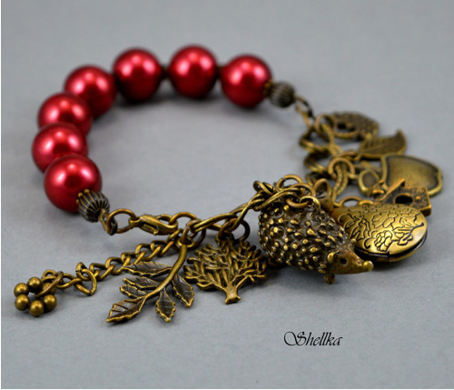 Náramek ,,BOHO,, s medailonkem I. — foto 1