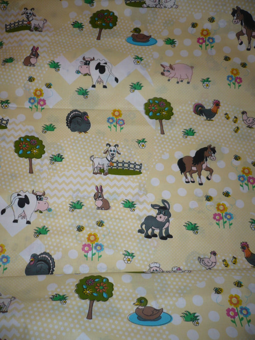 Povlečení do postýlky farma 130x90, 40x60