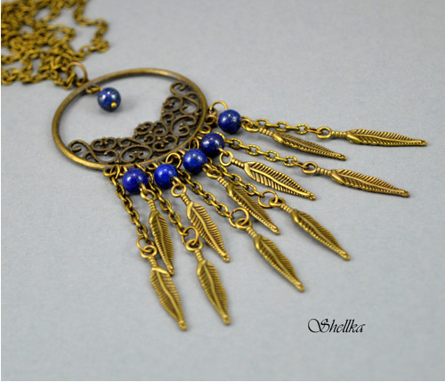 Náhrdelník ,,FILIGRÁN S LAPIS LAZULI,,