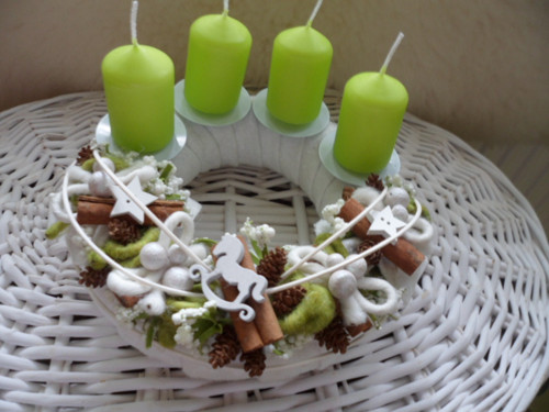 Věnec adventní zelený — foto 1