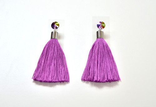 Výprodej Náušnice Silver Viola Tassel — foto 1
