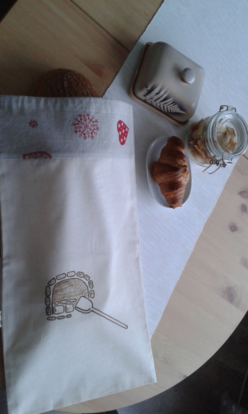 Látkový pytlík na chleba - chlebovník — foto 1