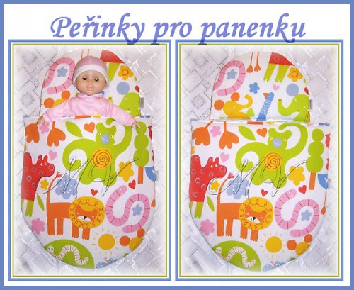 Peřinky pro panenku oblouček — foto 1