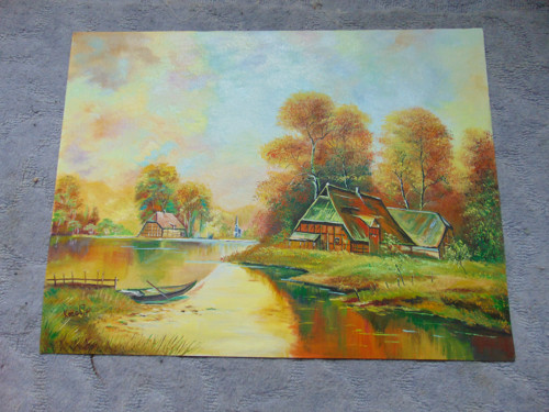 Řeka S Loďkou — foto 1