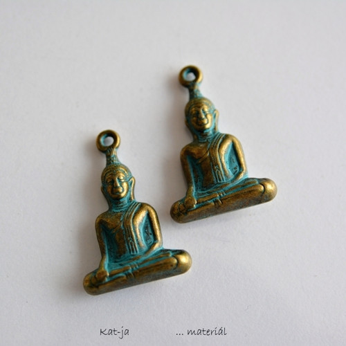 Kovový přívěsek Buddha — foto 1