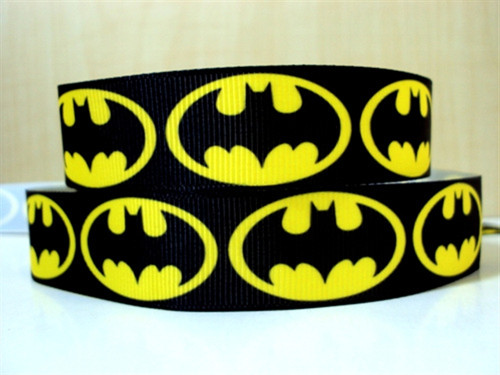 Stuha rypsová š.22 mm: Batman