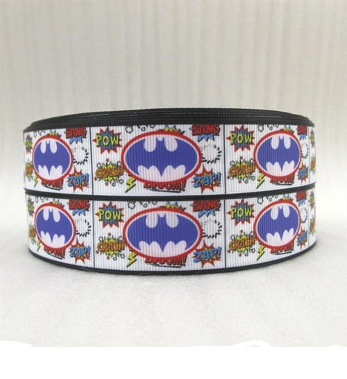 Stuha rypsová š.25 mm: Batman — foto 1