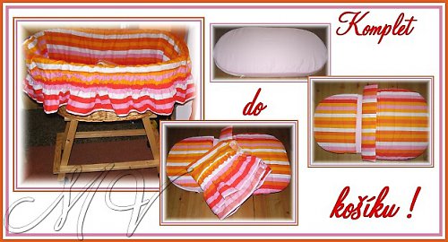 KOMPLET DO KOŠÍKU - potah, matrace, peřinky !!! — foto 1