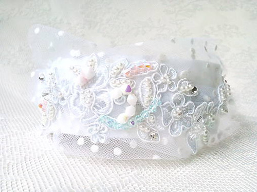 White Arabella headband