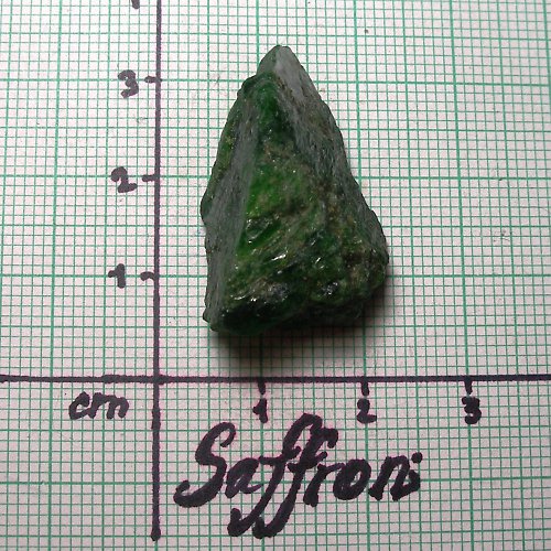 Chromdiopsid - surový č.2 — foto 1