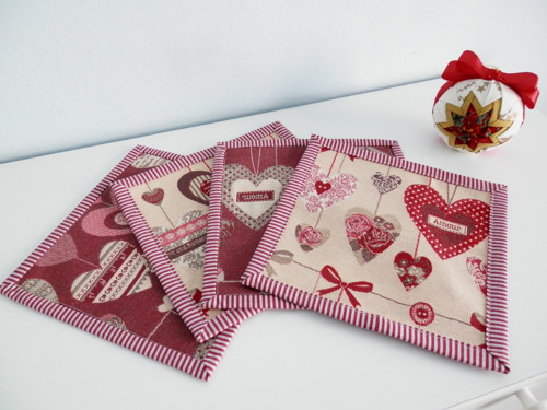 Podložky - vánoční oboustranný jacquard — foto 1