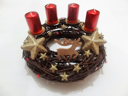 Adventní svícen - barva na přání